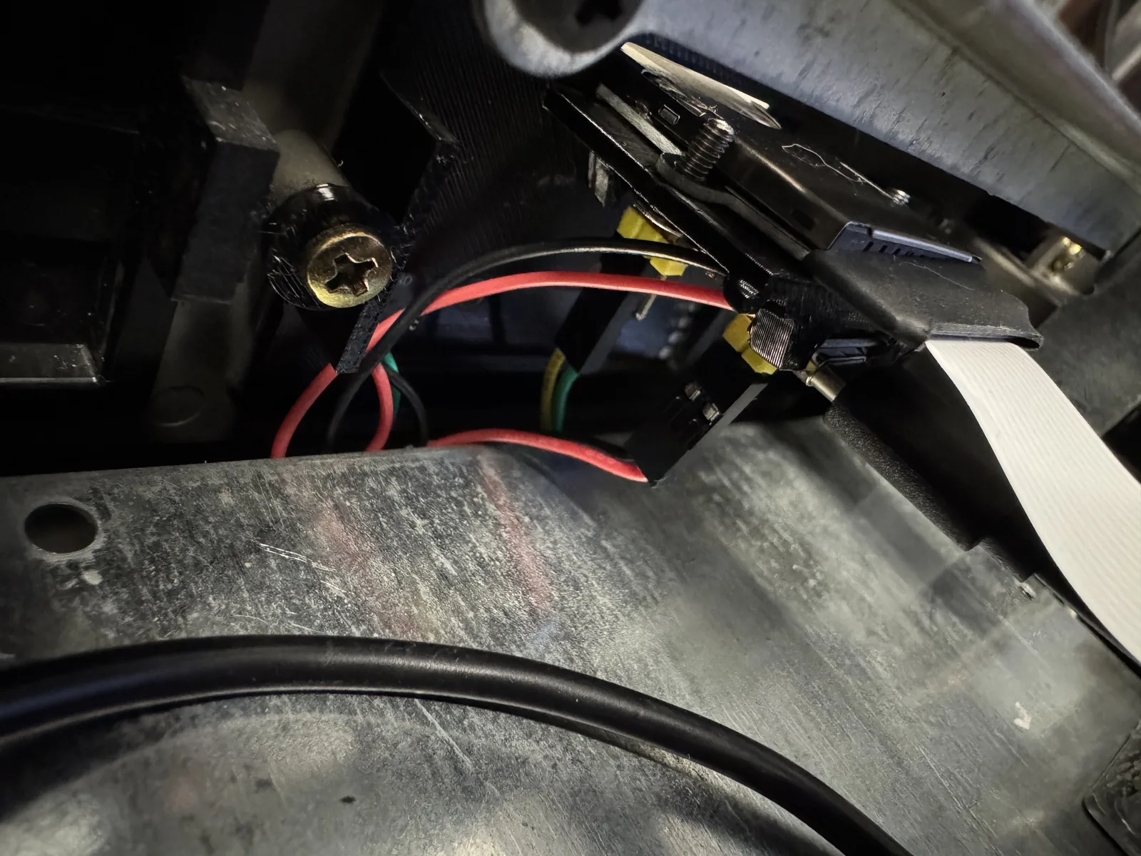 Soporte con los LED de diagnostico del frontal del Toshiba HX-34